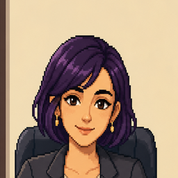 Ada's pixel-art portrait