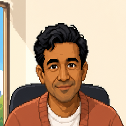 Otto's pixel-art portrait